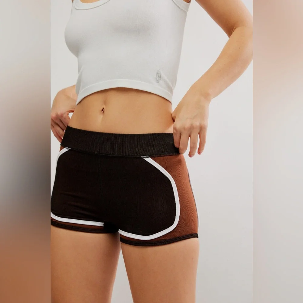 NWOT Free People Movement It Takes Two Run Shorts